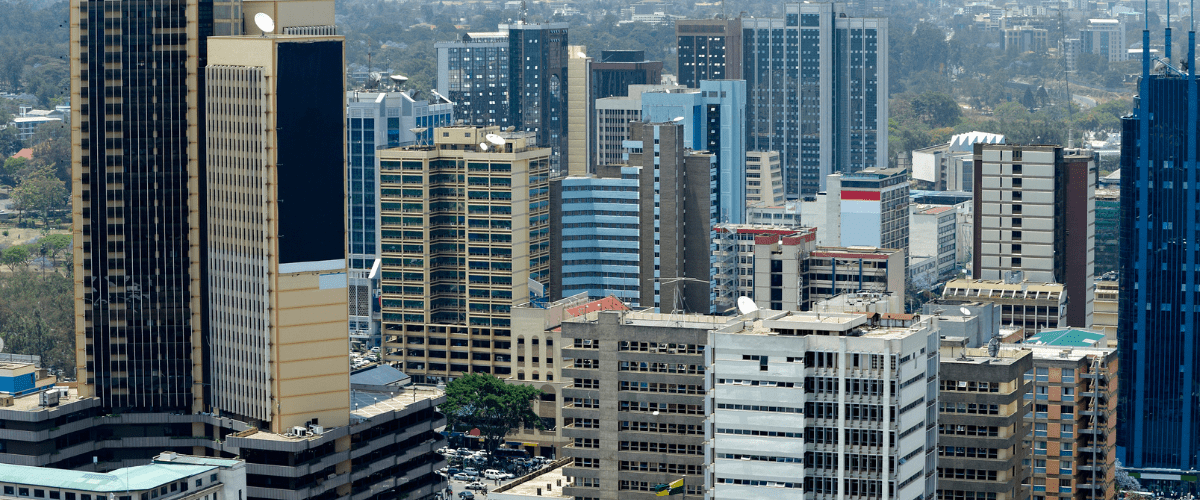 Kampala city skyline